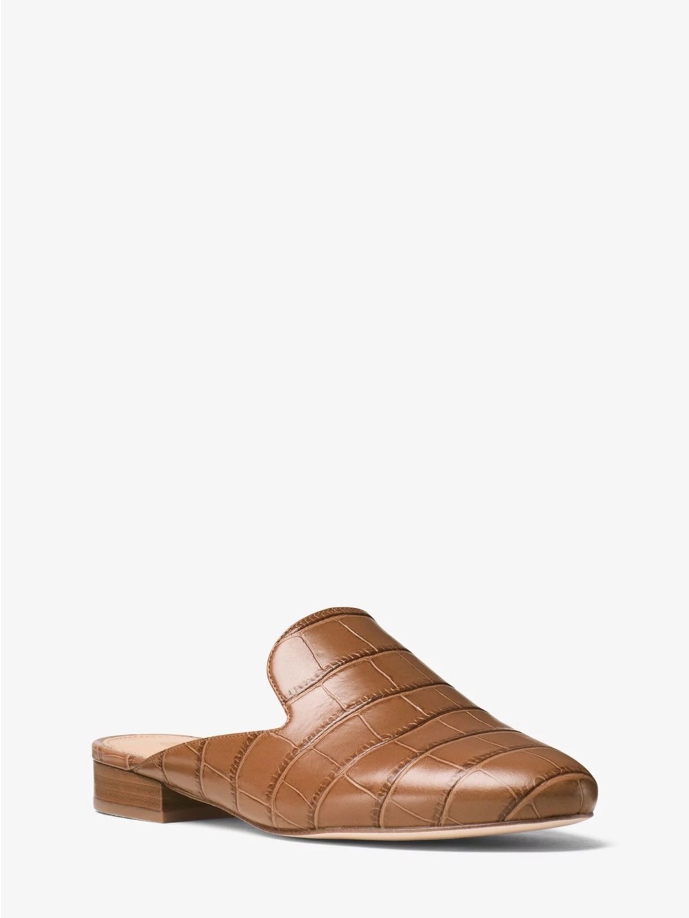 Michael Kors Brown Croc Mule 6.5